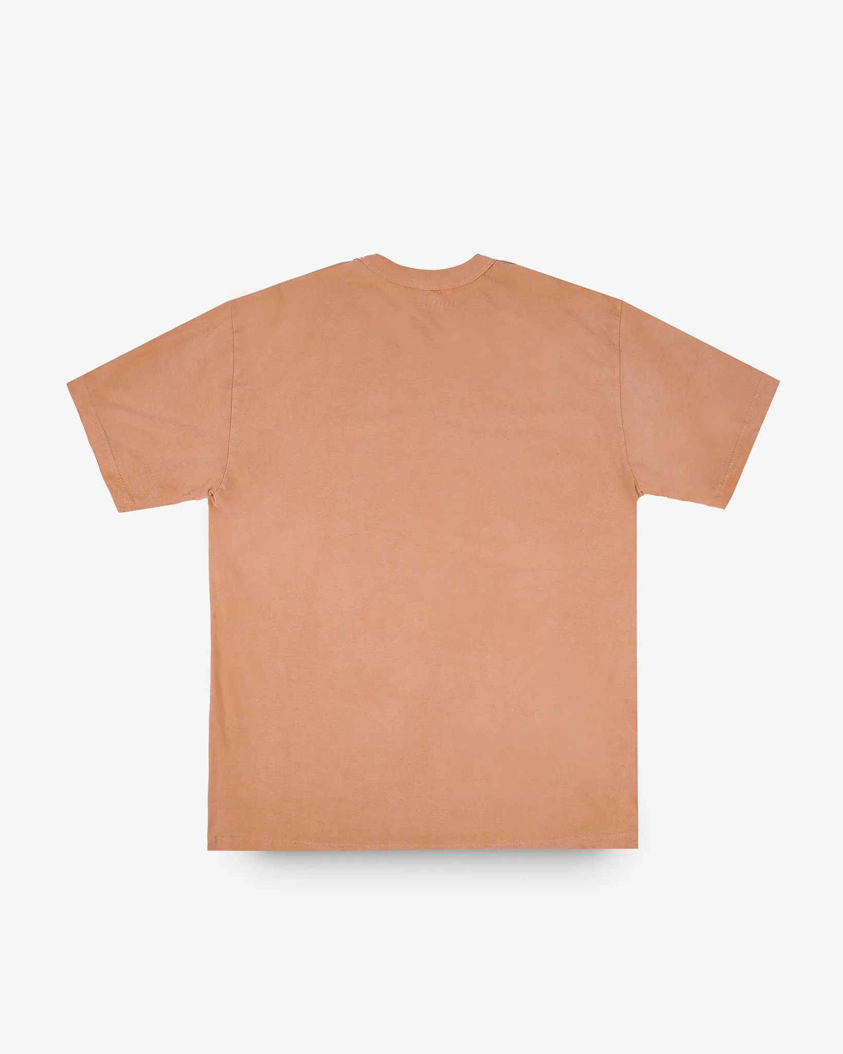 UTILITEES - 5.5oz Loopwheel Crew Neck T-Shirt - Hand Dyed Peach sold by Iron Heart product image thumbnail 4
