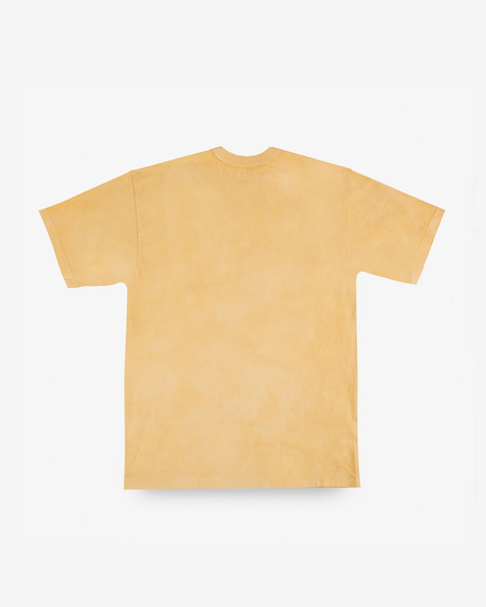 UTILITEES - 5.5oz Loopwheel Crew Neck T-Shirt - Hand Dyed Yellow sold by Iron Heart product image thumbnail 4
