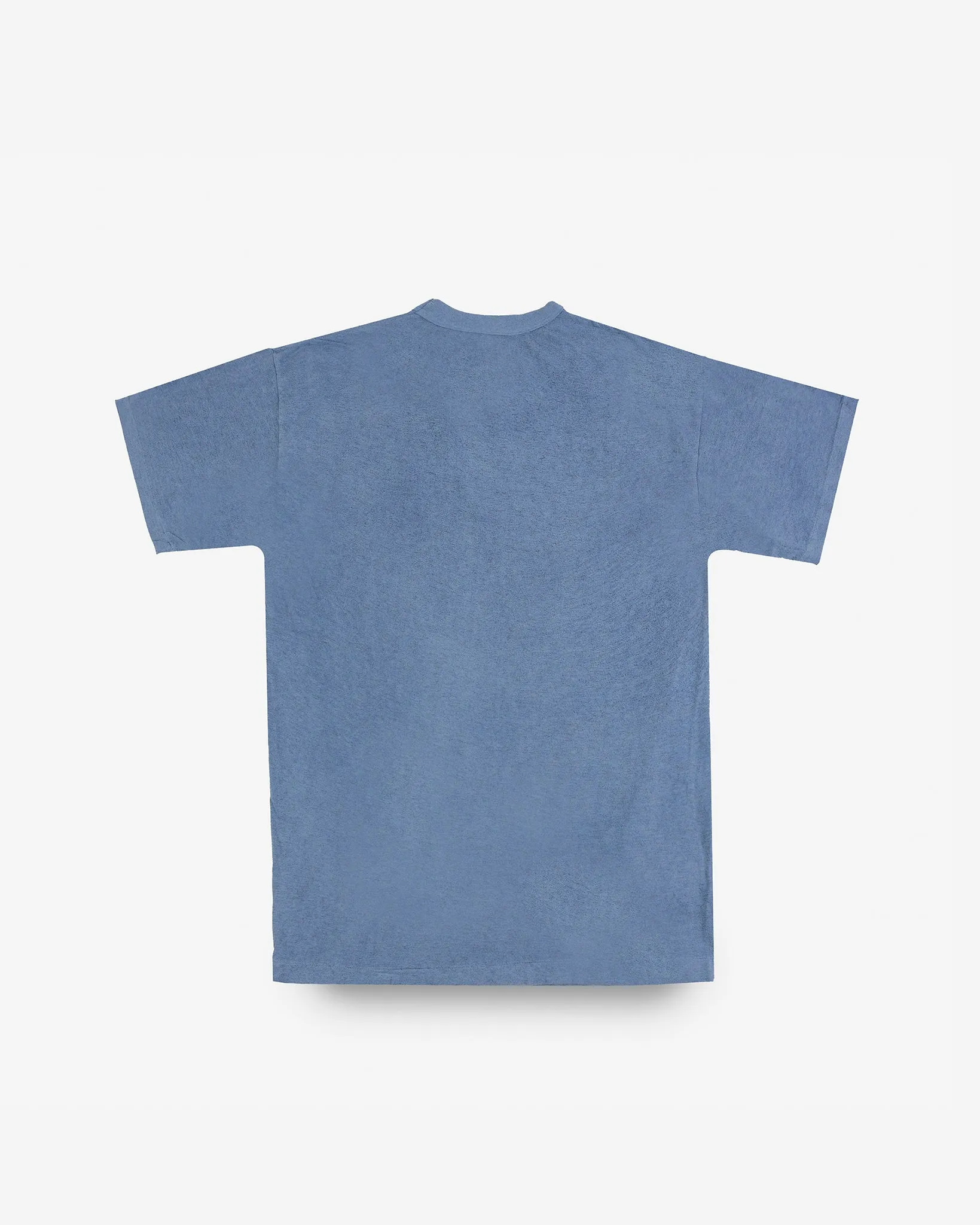 UTILITEES - 5.5oz Loopwheel Crew Neck T-Shirt - Natural Indigo / White Body sold by Iron Heart product image thumbnail 4