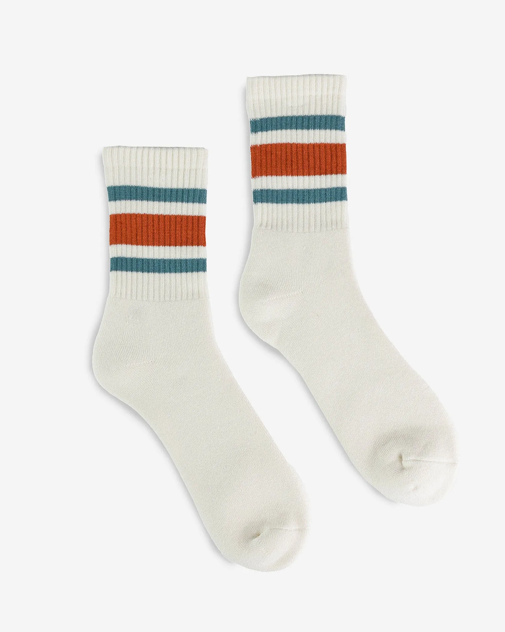 Decka 80s Skater Socks - Short Length - Orange sold by Iron Heart