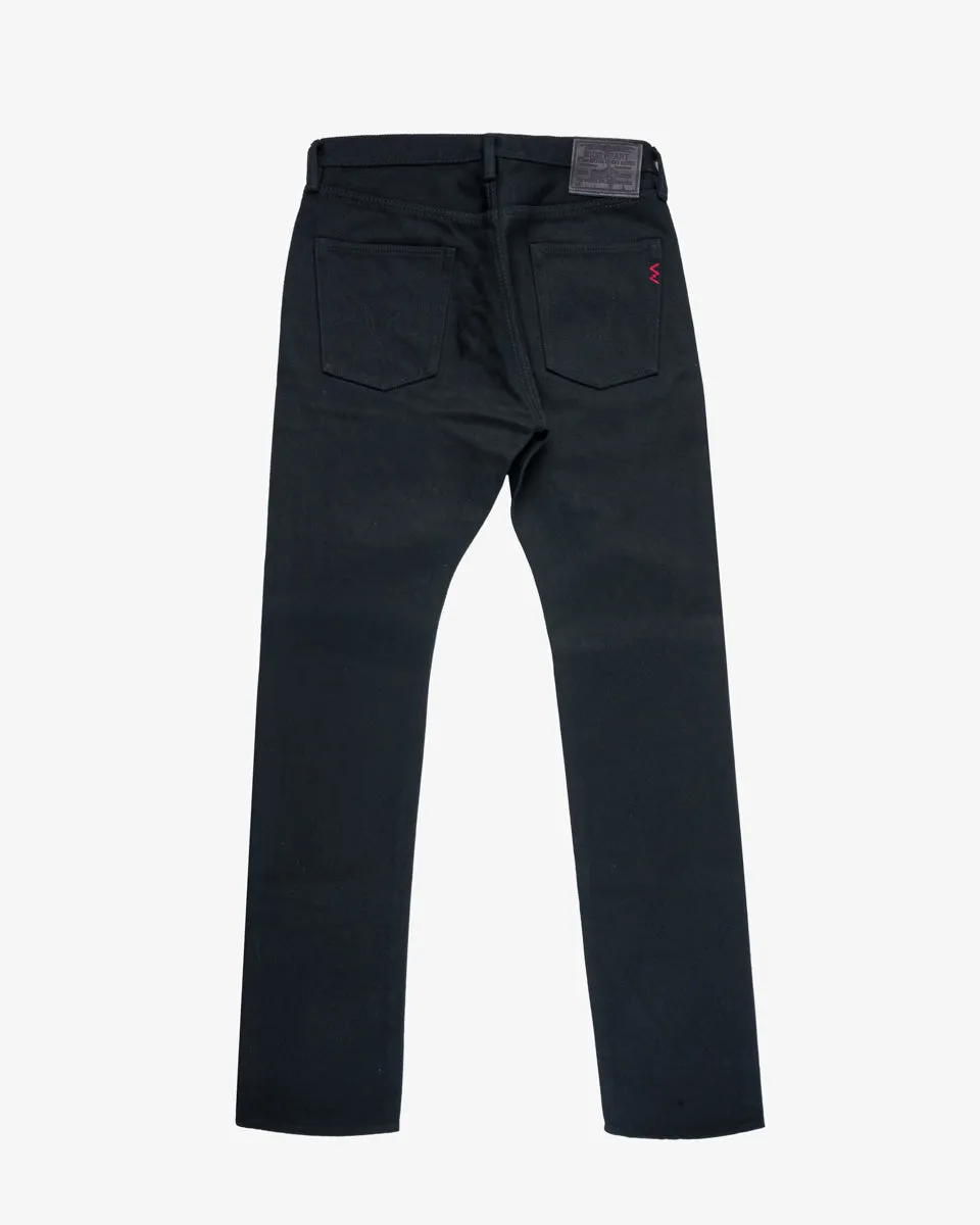 21oz Selvedge Denim Slim Cut Jeans - Superblack Non-Fade (IH-555S-SBG) Tag 35, Hemmed to 35.5'' sold by Iron Heart product image thumbnail 2
