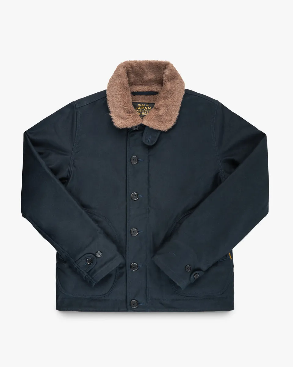 Whipcord N1 Deck Jacket - Navy sold by Iron Heart