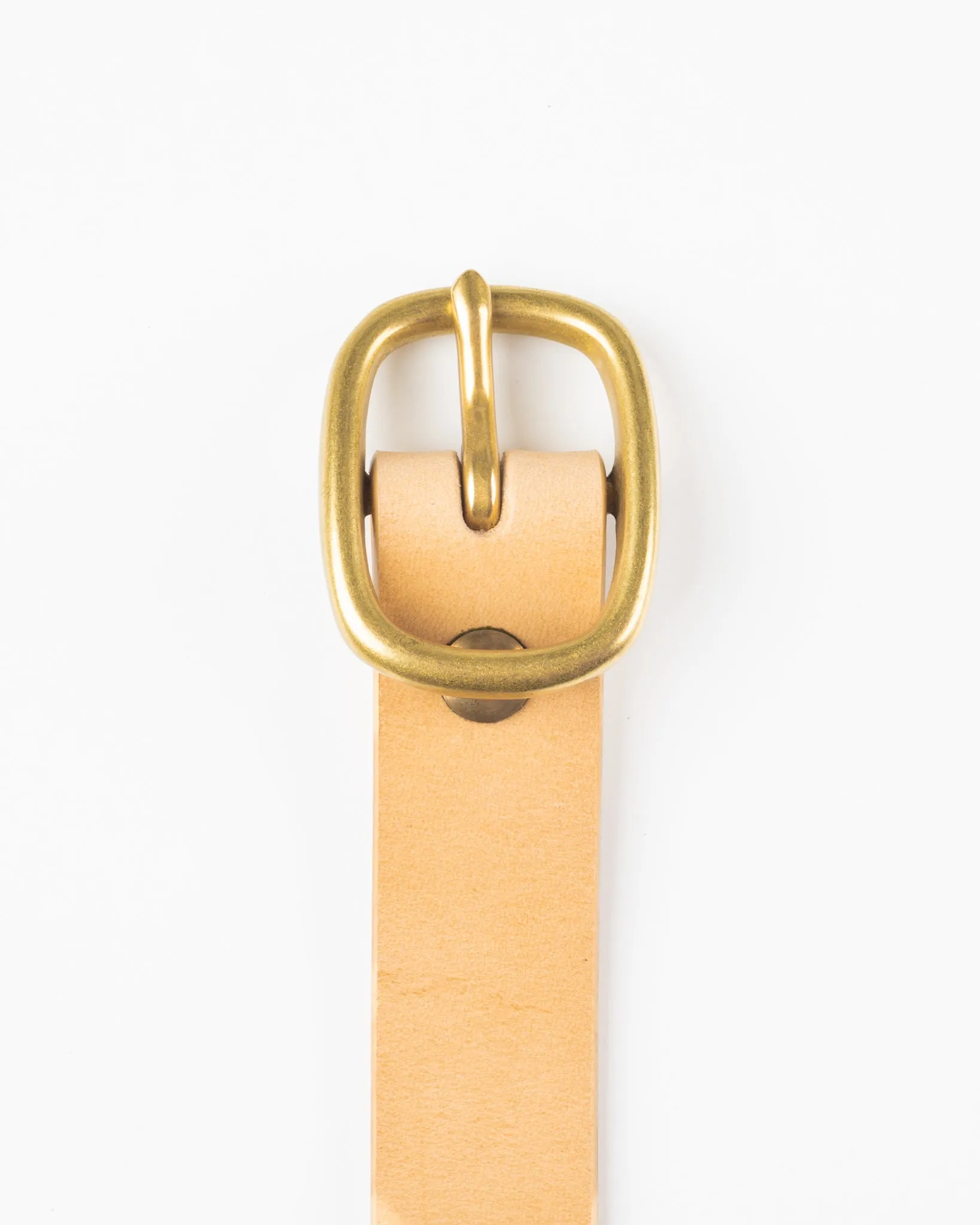 OGL Obbies Dress Leather Belt - Natural sold by Iron Heart product image thumbnail 3