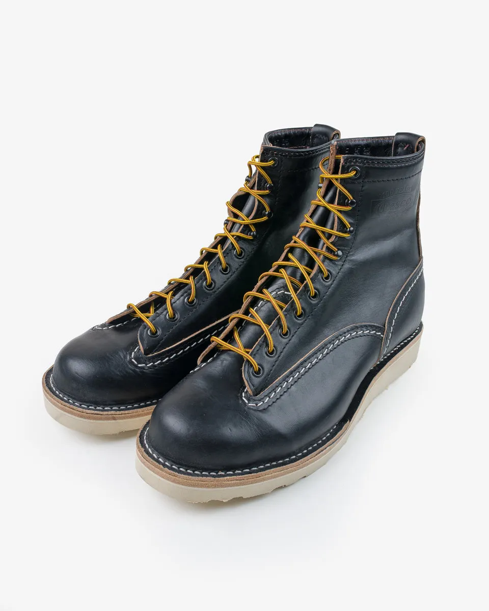 Iron Heart Int'l x Wesco® - 8" Jobmaster® Boot - Black CXL. The "Journeyman" sold by Iron Heart