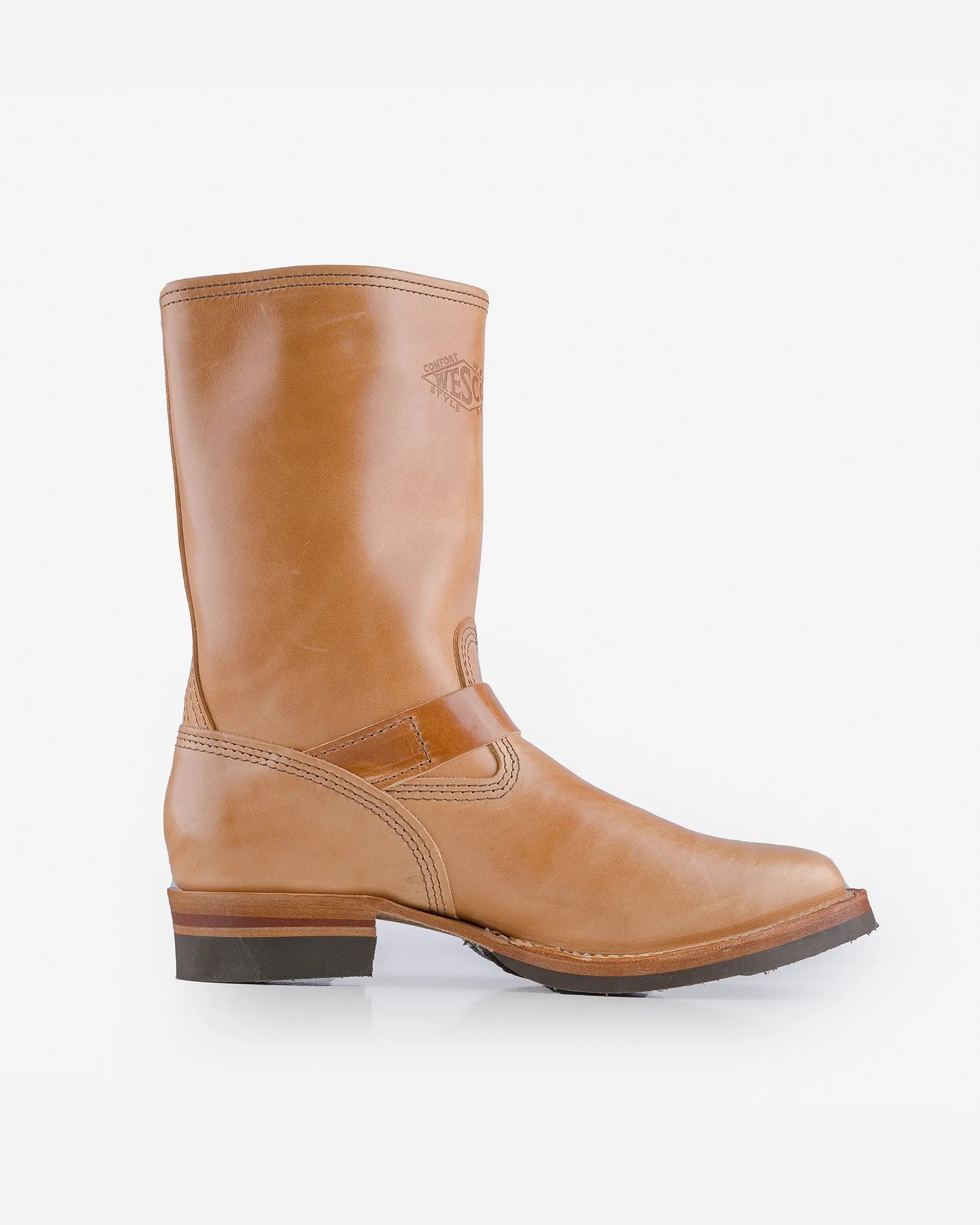 Wesco® - 10" Horsehide Engineer Boot - Natural. The "Mister Lou" sold by Iron Heart product image thumbnail 4