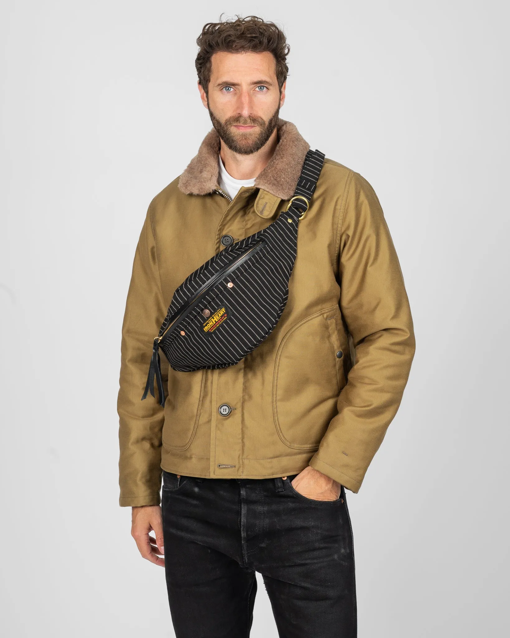 12oz Wabash Waist Bag - Black sold by Iron Heart product image thumbnail 2