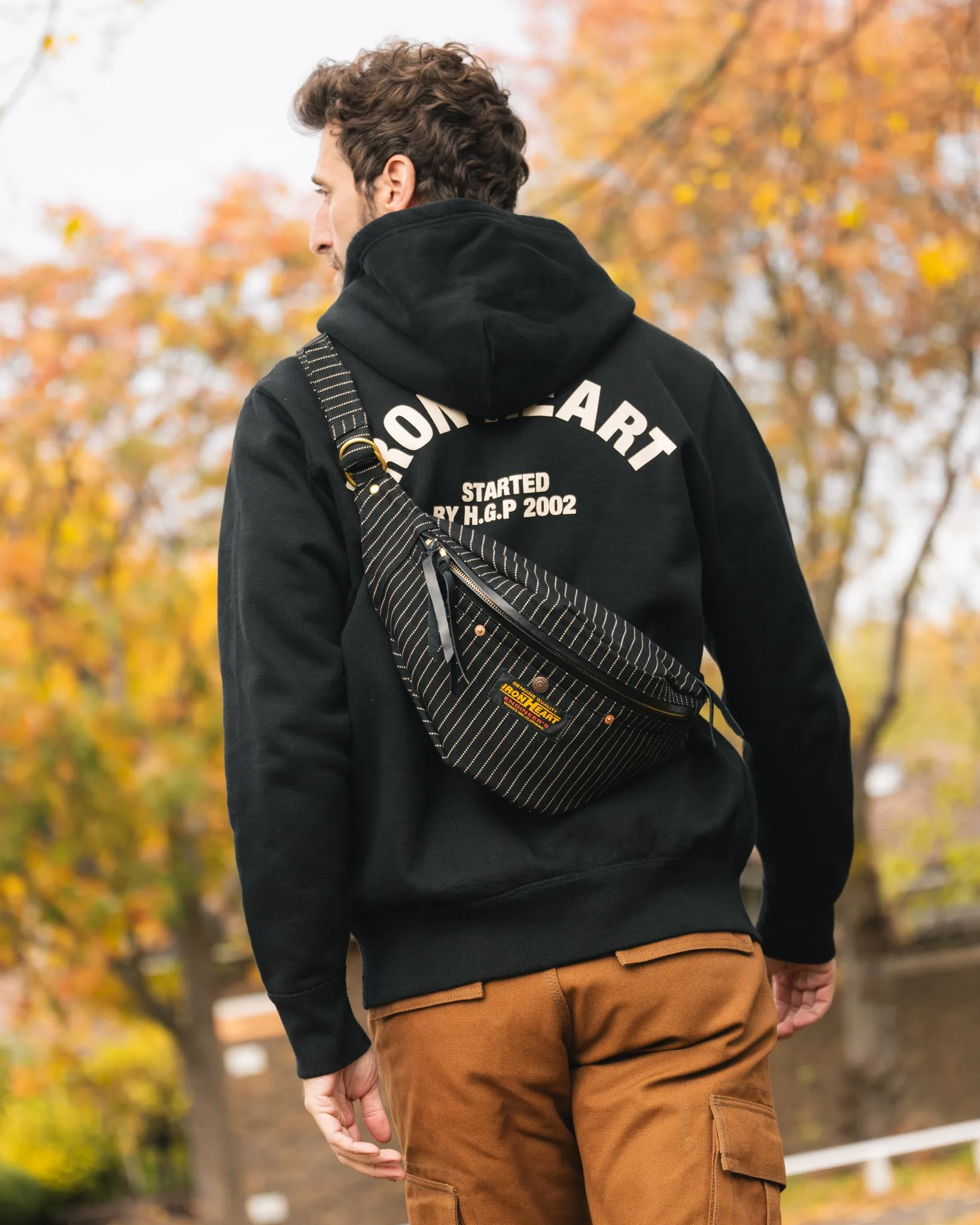 12oz Wabash Waist Bag - Black sold by Iron Heart product image thumbnail 4