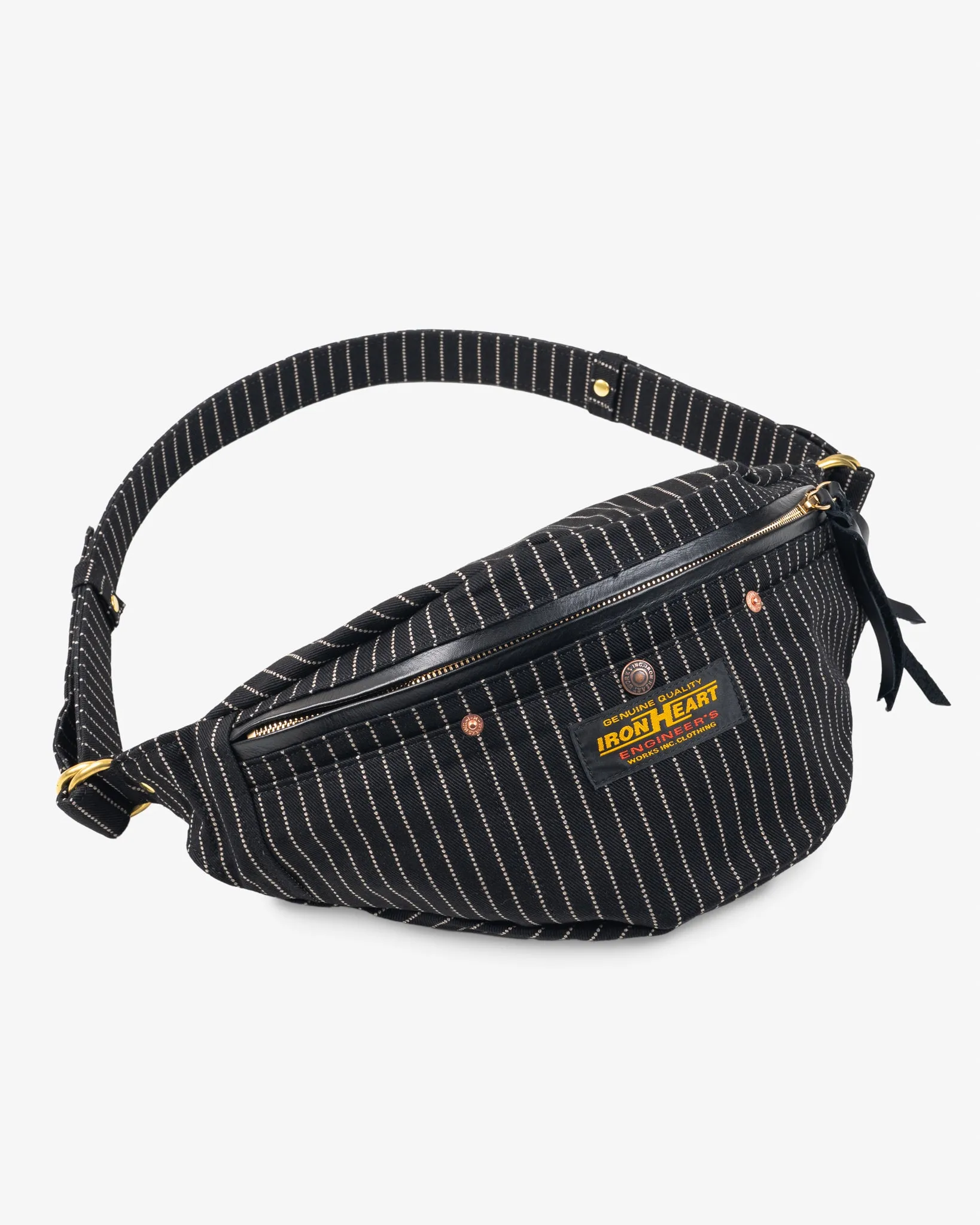 12oz Wabash Waist Bag - Black sold by Iron Heart