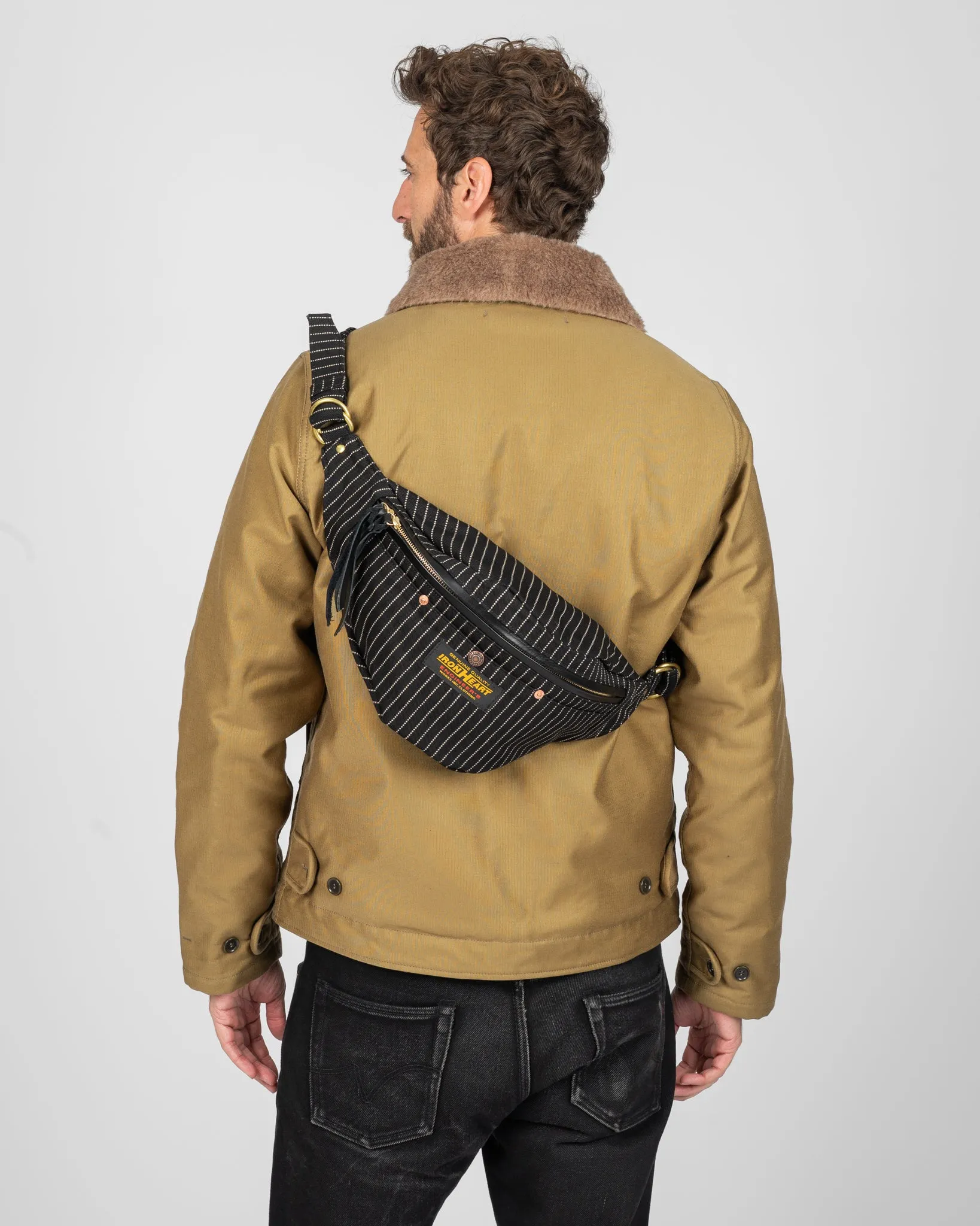 12oz Wabash Waist Bag - Black sold by Iron Heart product image thumbnail 3