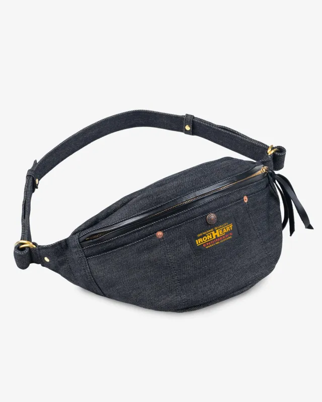 21oz Selvedge Denim Waist Bag - Indigo sold by Iron Heart