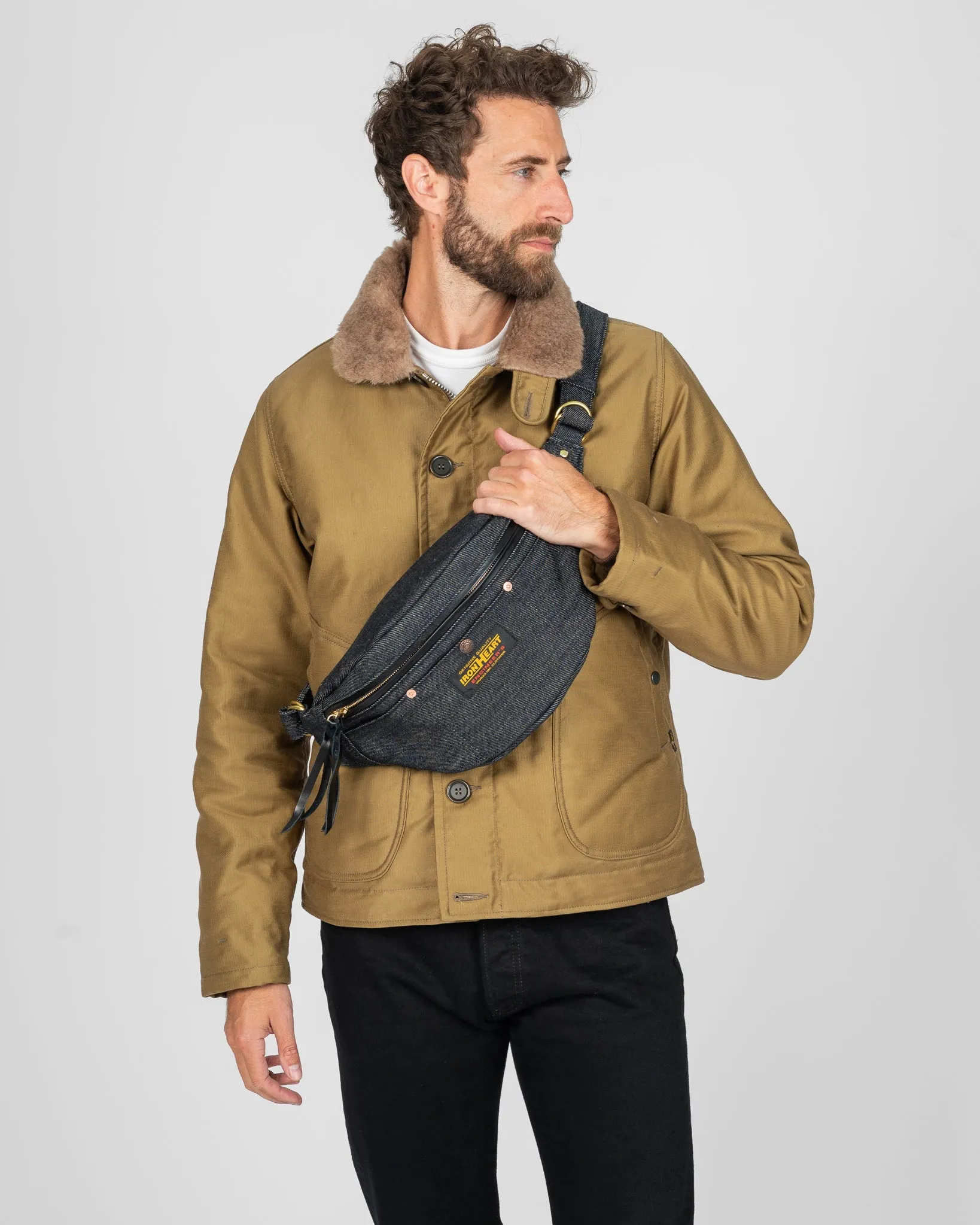 21oz Selvedge Denim Waist Bag - Indigo sold by Iron Heart product image thumbnail 2