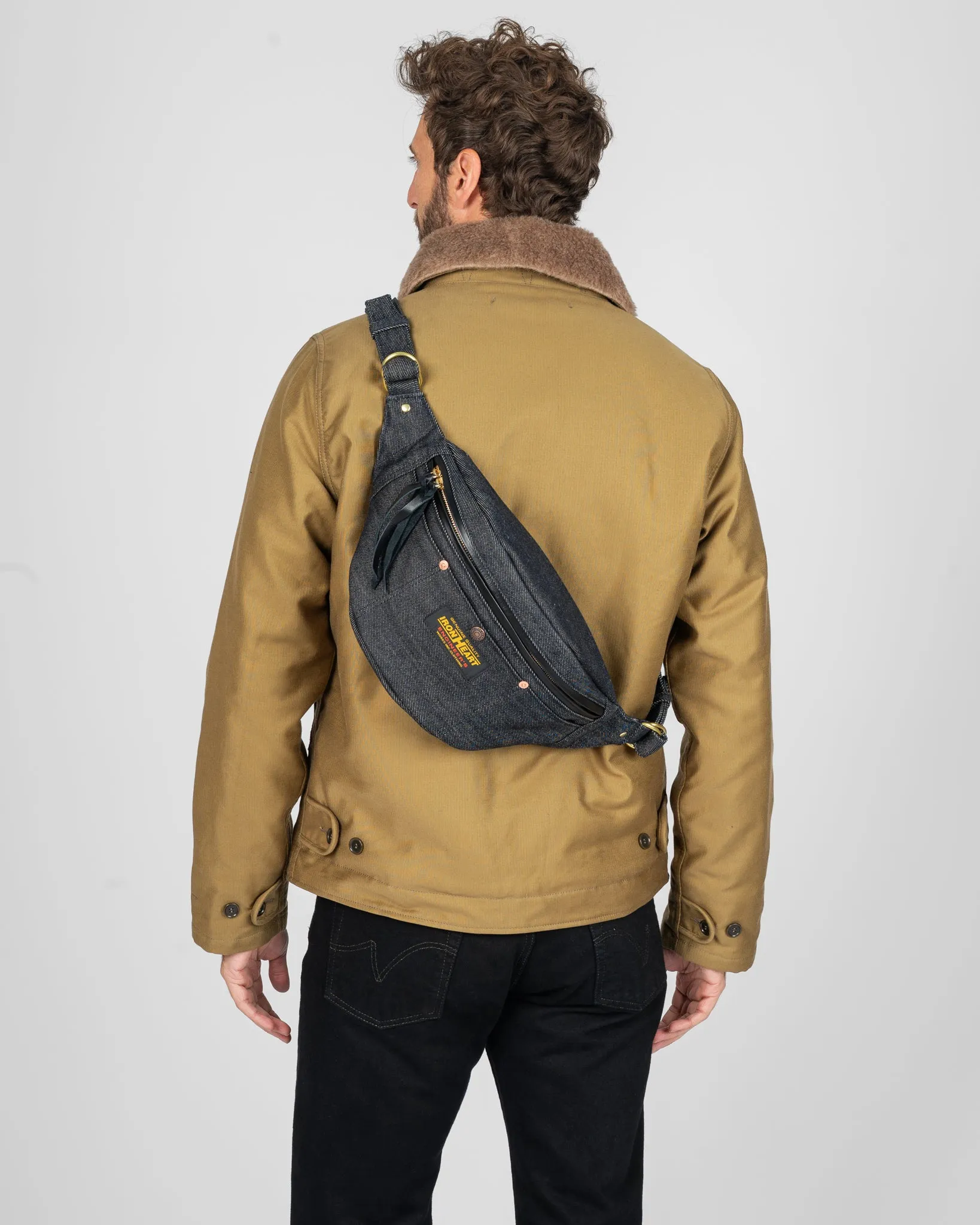 21oz Selvedge Denim Waist Bag - Indigo sold by Iron Heart product image thumbnail 3