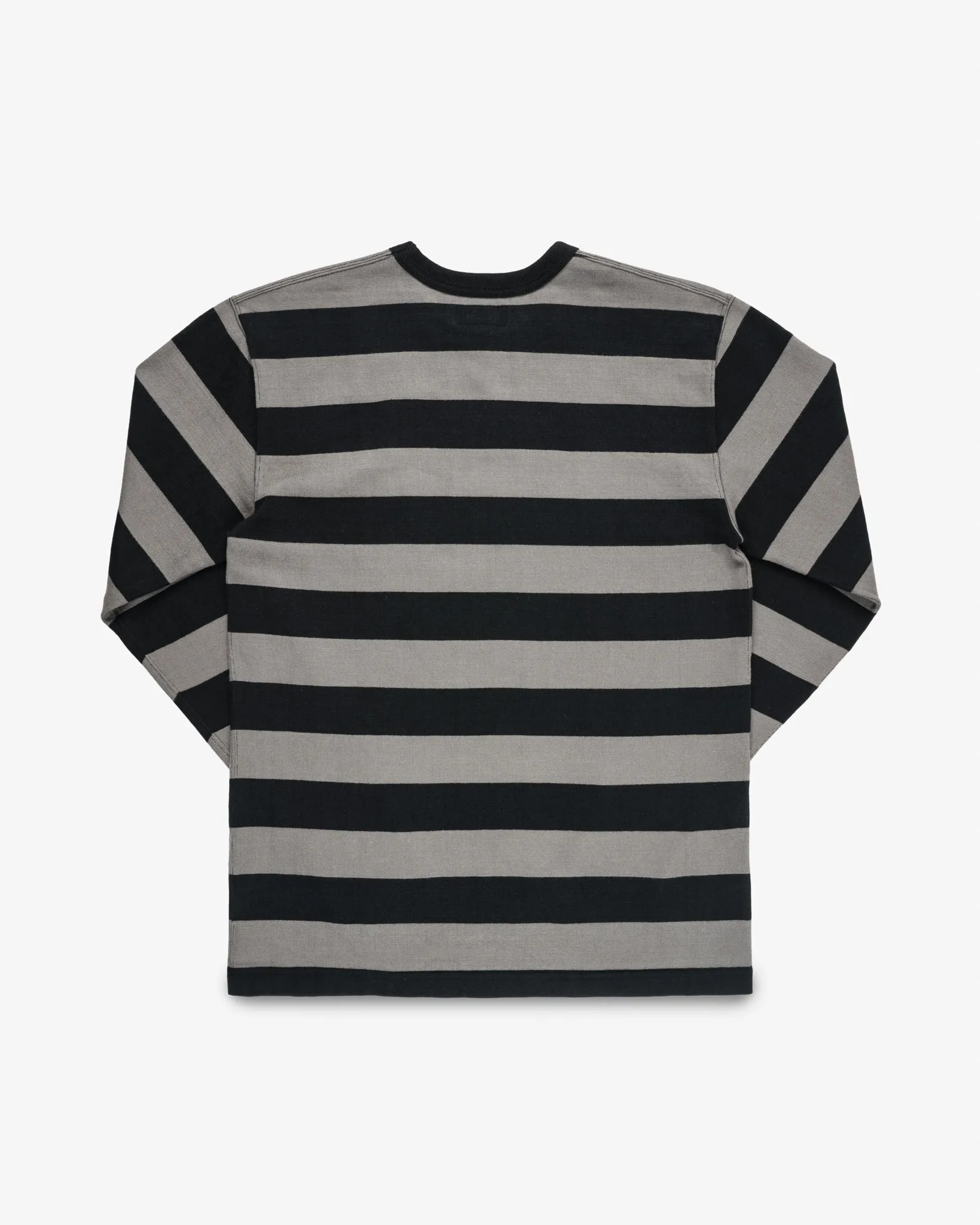 11oz Cotton Knit Long-Sleeved Sweater - Grey/Black sold by Iron Heart product image thumbnail 5