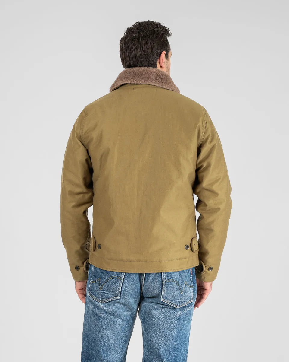 Whipcord N1 Deck Jacket - Khaki sold by Iron Heart product image thumbnail 3