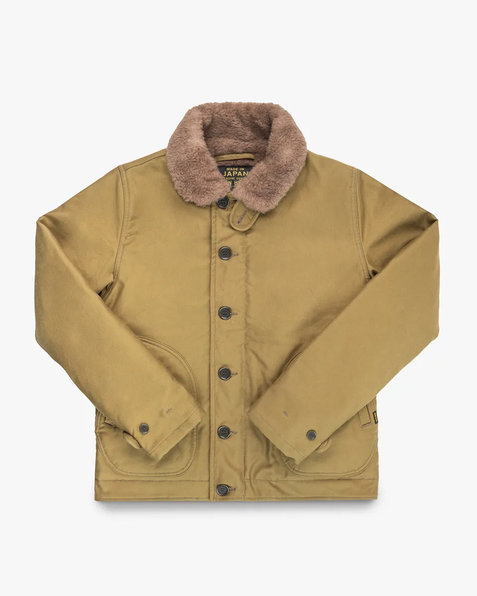 Whipcord N1 Deck Jacket - Khaki sold by Iron Heart