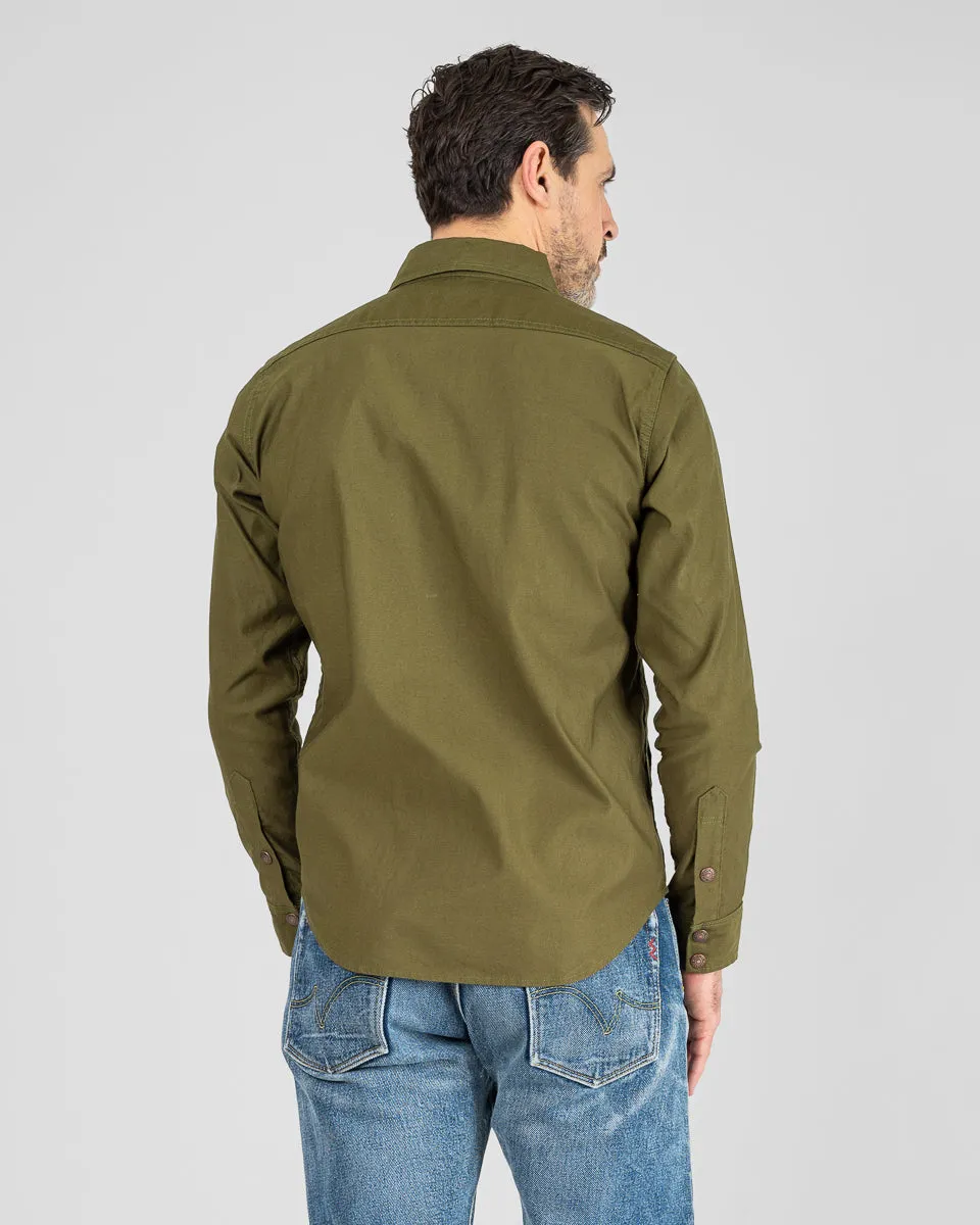 8oz Military Whipcord CPO Shirt - Olive sold by Iron Heart product image thumbnail 3