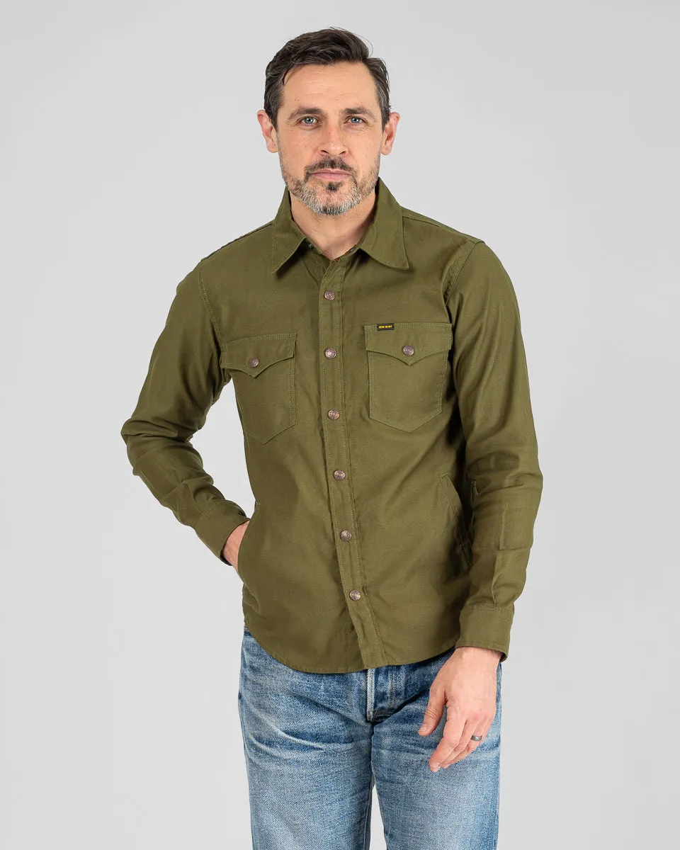 8oz Military Whipcord CPO Shirt - Olive sold by Iron Heart product image thumbnail 2