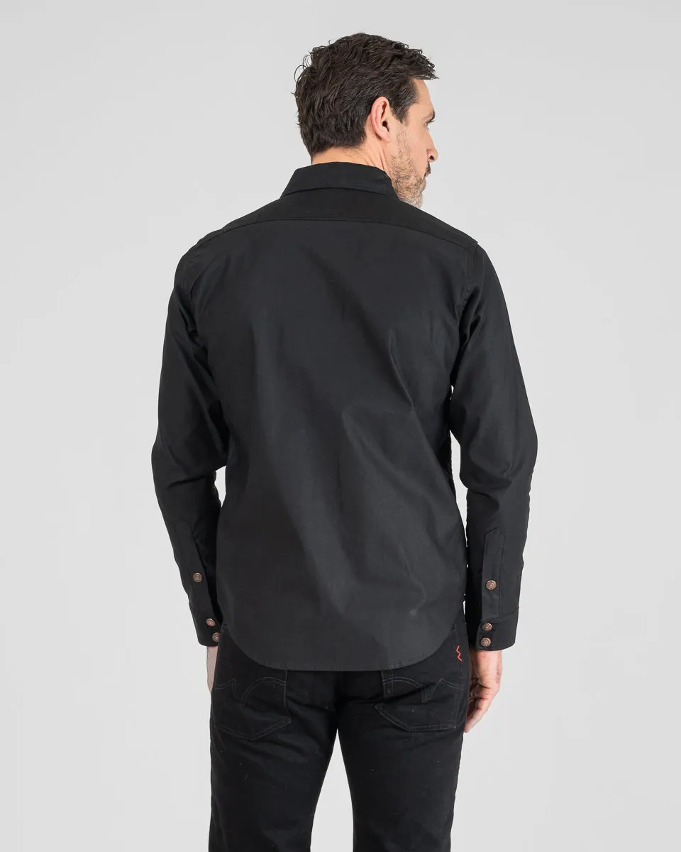 8oz Military Whipcord CPO Shirt - Black sold by Iron Heart product image thumbnail 3