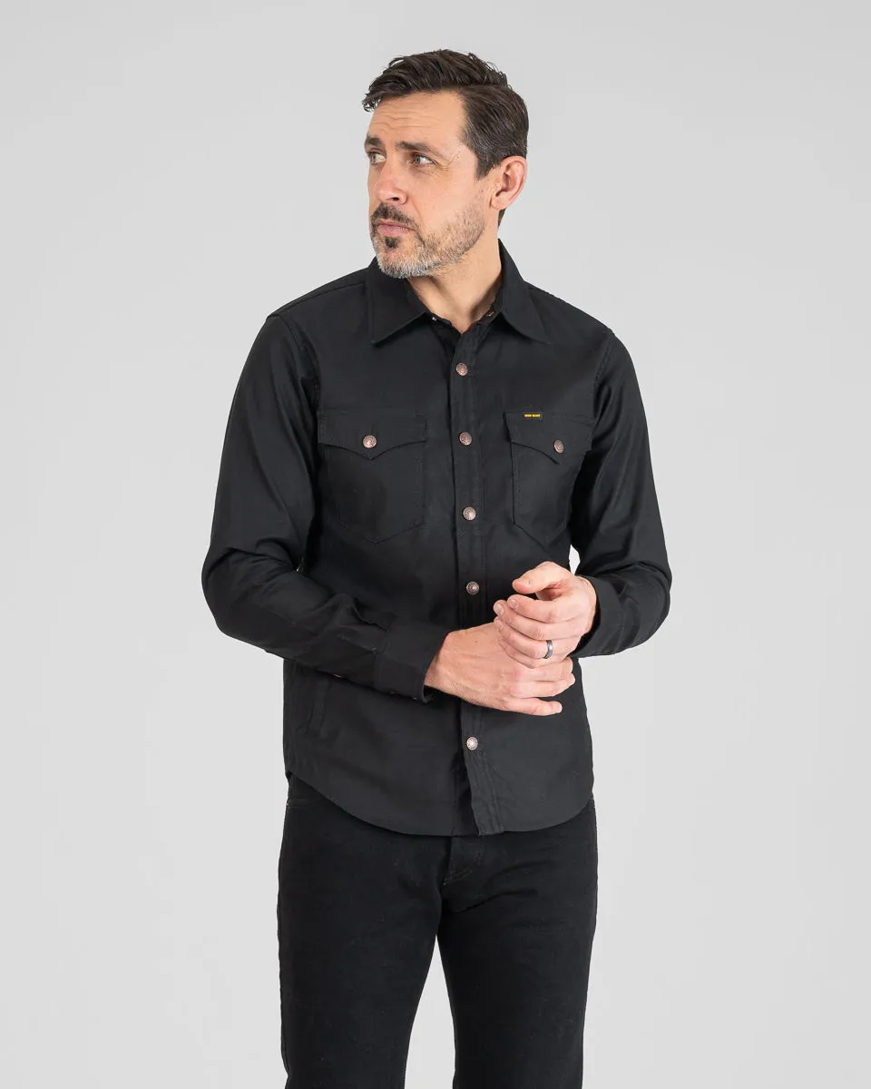 8oz Military Whipcord CPO Shirt - Black sold by Iron Heart product image thumbnail 2