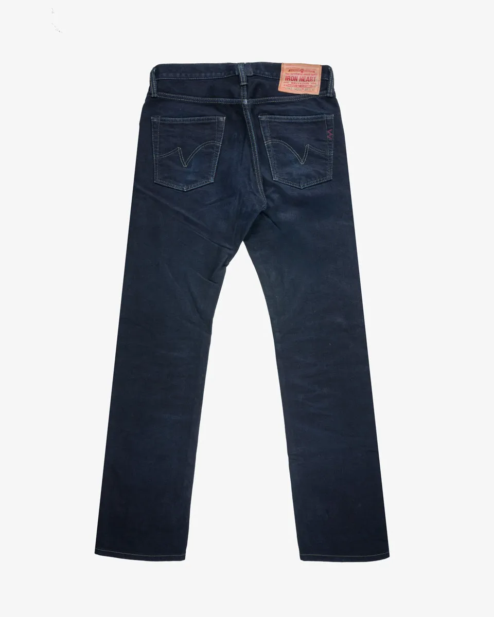 14oz Selvedge Denim Straight Cut Jeans - Indigo Overdyed Black (IH-634S-142od) Tag 31, Hemmed to 33.0" sold by Iron Heart product image thumbnail 2