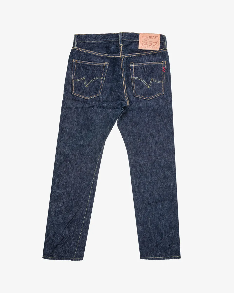 16oz Slubby Selvedge Denim Slim Tapered Cut Jeans - Indigo (IH-777S-SLB) Tag 32, Hemmed to 29.2" sold by Iron Heart product image thumbnail 2