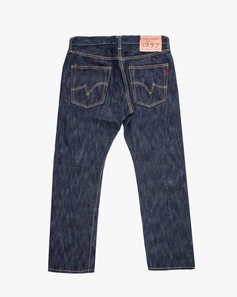 16oz Slubby Selvedge Denim Slim Tapered Cut Jeans - Indigo (IH-777S-SLB) Tag 33, Hemmed to 27.5" sold by Iron Heart product image thumbnail 2