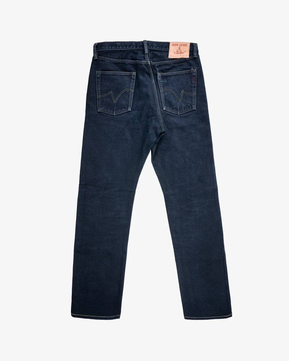 21oz Selvedge Denim Relaxed Tapered Cut Jeans - Indigo Overdyed Black (IH-888s-21od) Tag 36, Hemmed to 32.5" sold by Iron Heart product image thumbnail 2