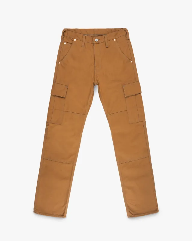17oz Duck Cargo Pants - Brown sold by Iron Heart