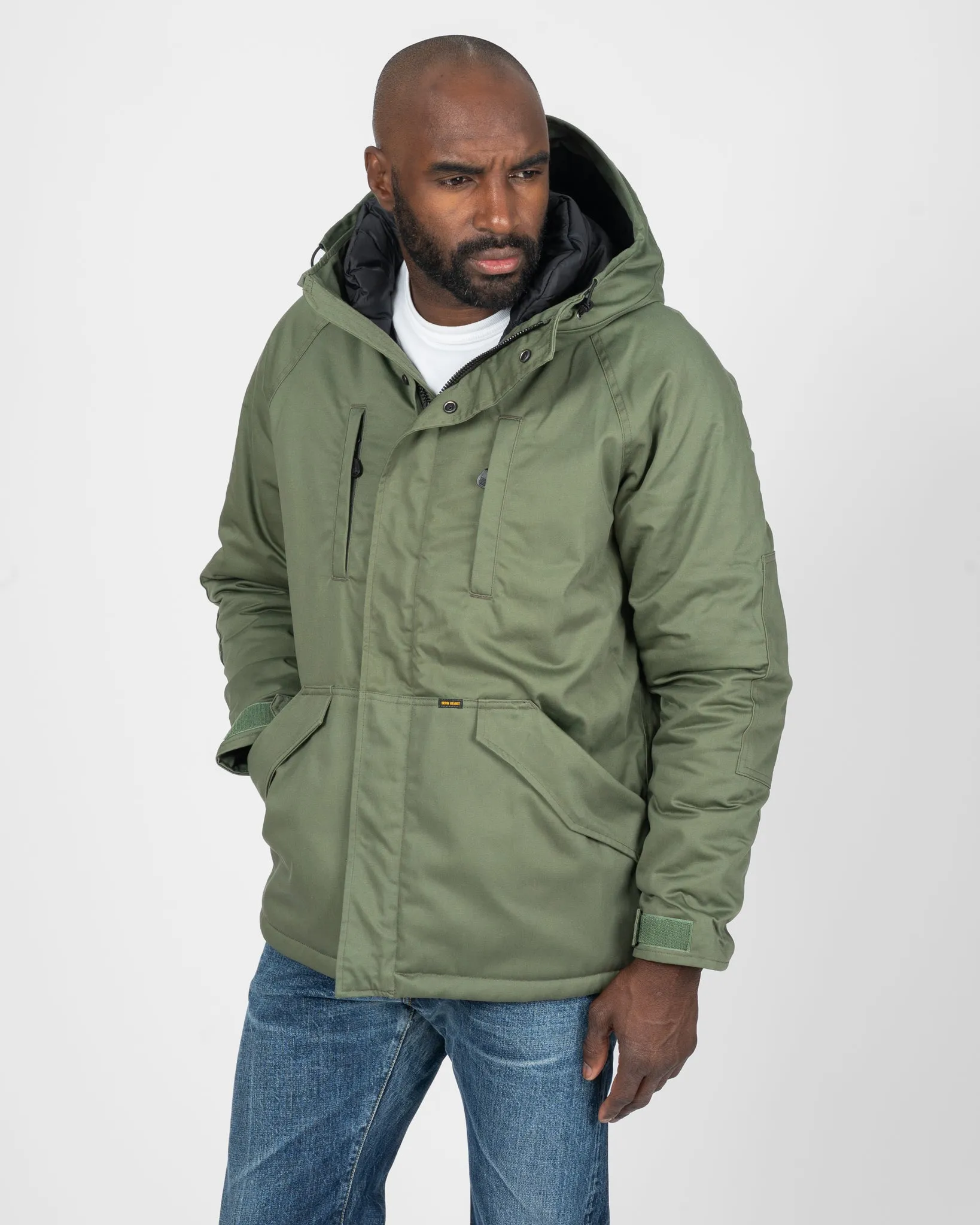 8oz Sateen/Primaloft® Winter Parka Jacket - Olive sold by Iron Heart product image thumbnail 2