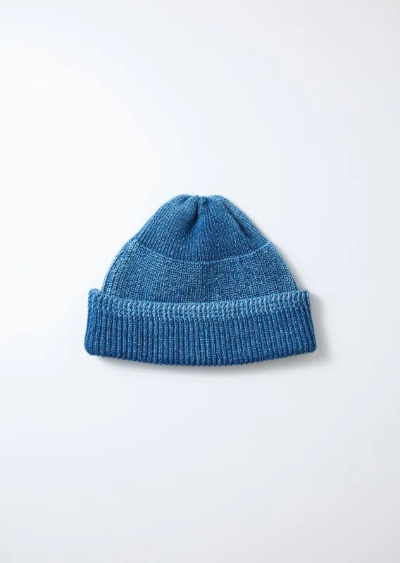 ROTOTO - Military Watch Cap - Light Indigo sold by Iron Heart