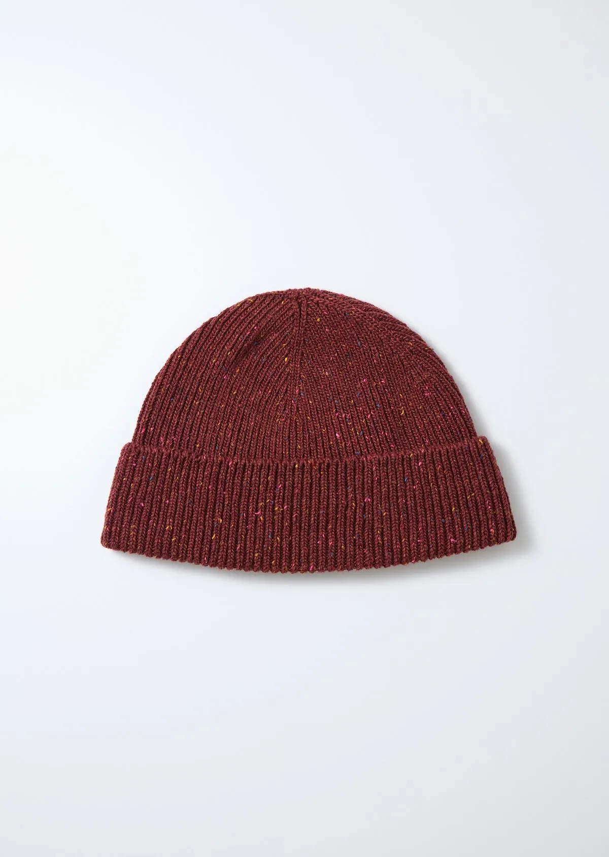ROTOTO - Nep Wool Seamless Beanie - Dark Red sold by Iron Heart