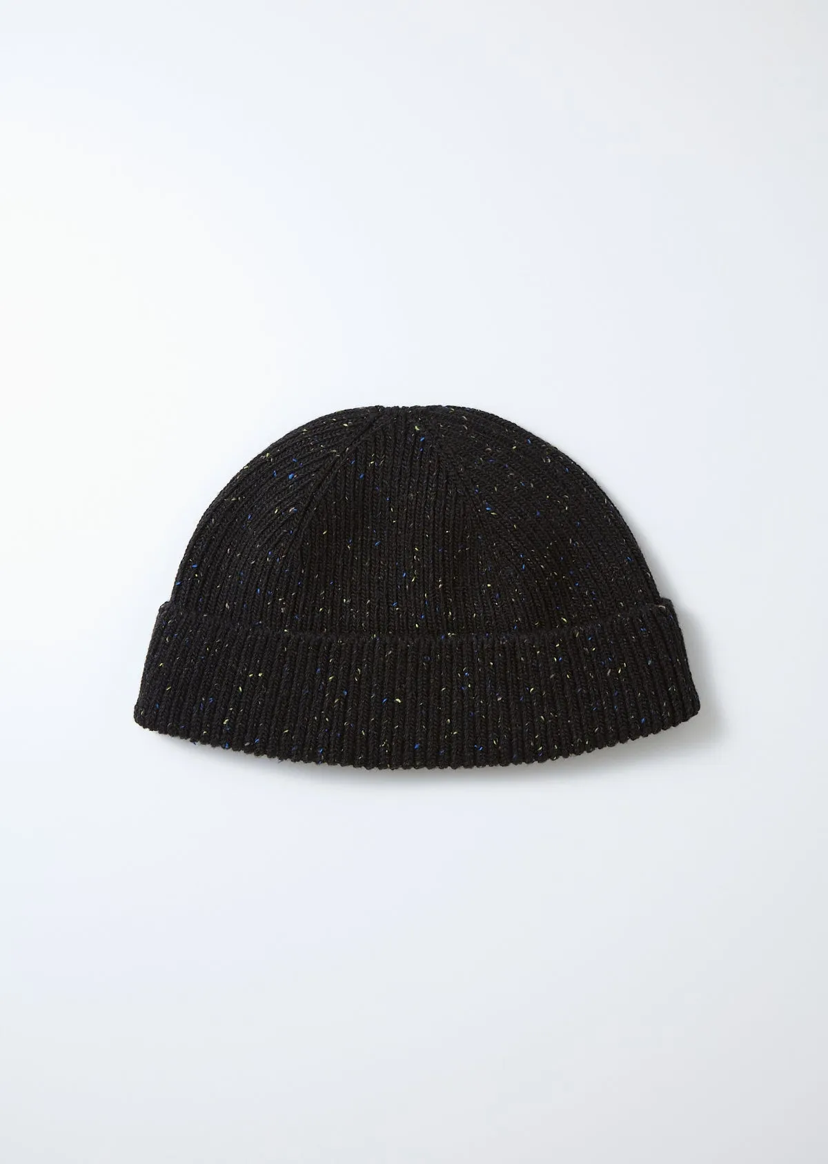ROTOTO - Nep Wool Seamless Beanie - Black sold by Iron Heart