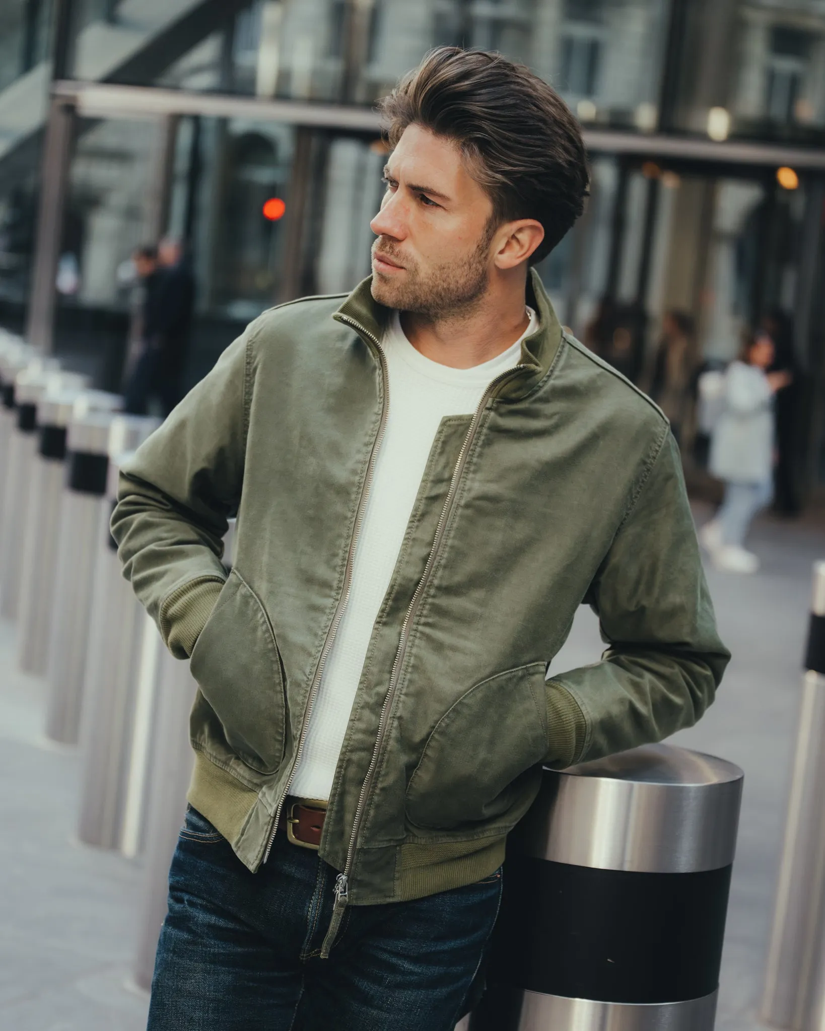 12oz Whipcord Tanker Jacket - Olive Drab Green sold by Iron Heart product image thumbnail 5