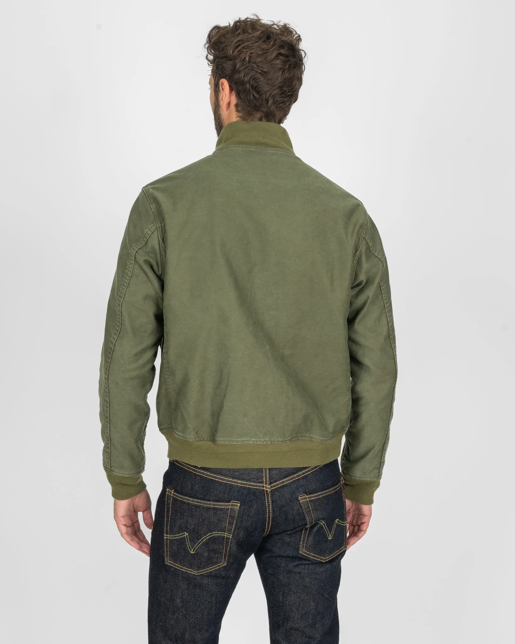 12oz Whipcord Tanker Jacket - Olive Drab Green sold by Iron Heart product image thumbnail 4