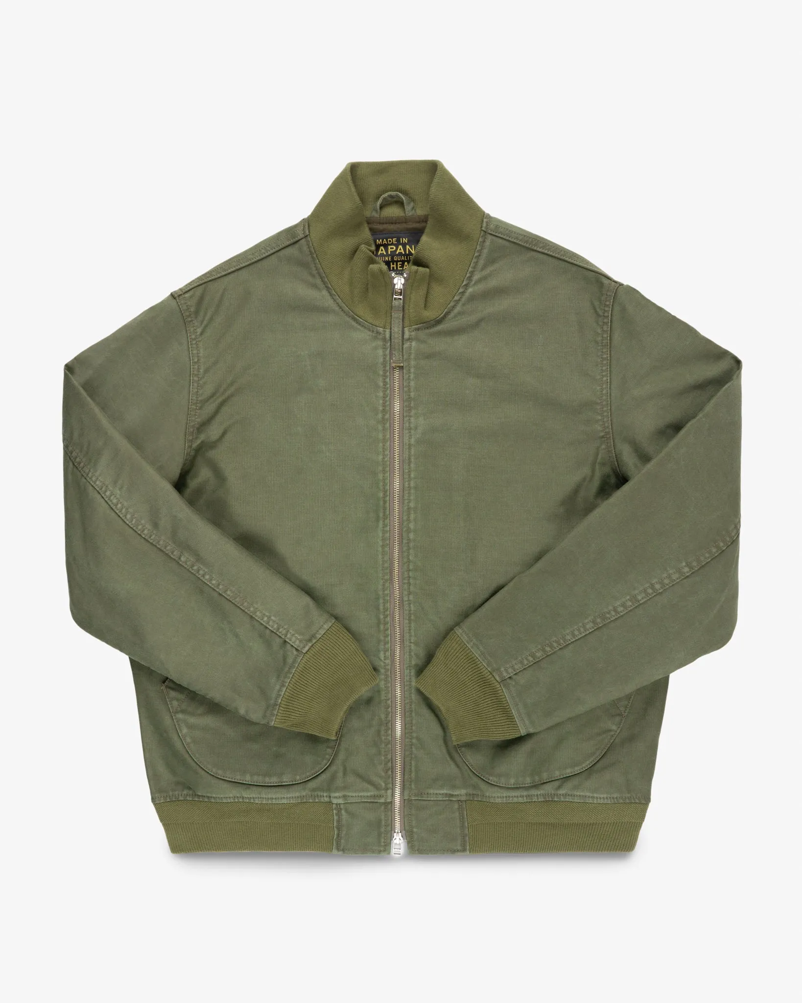 12oz Whipcord Tanker Jacket - Olive Drab Green sold by Iron Heart