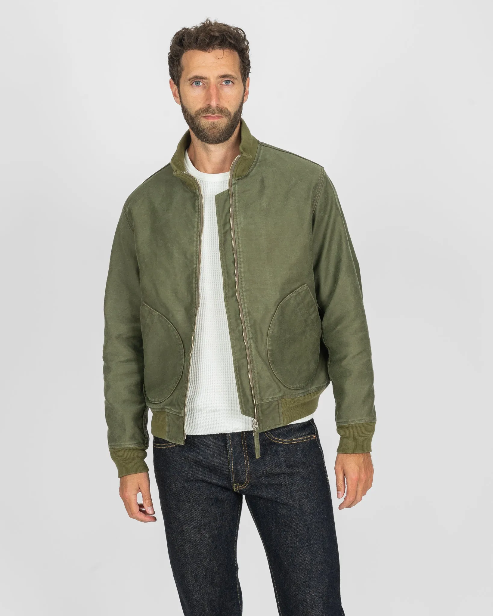 12oz Whipcord Tanker Jacket - Olive Drab Green sold by Iron Heart product image thumbnail 3