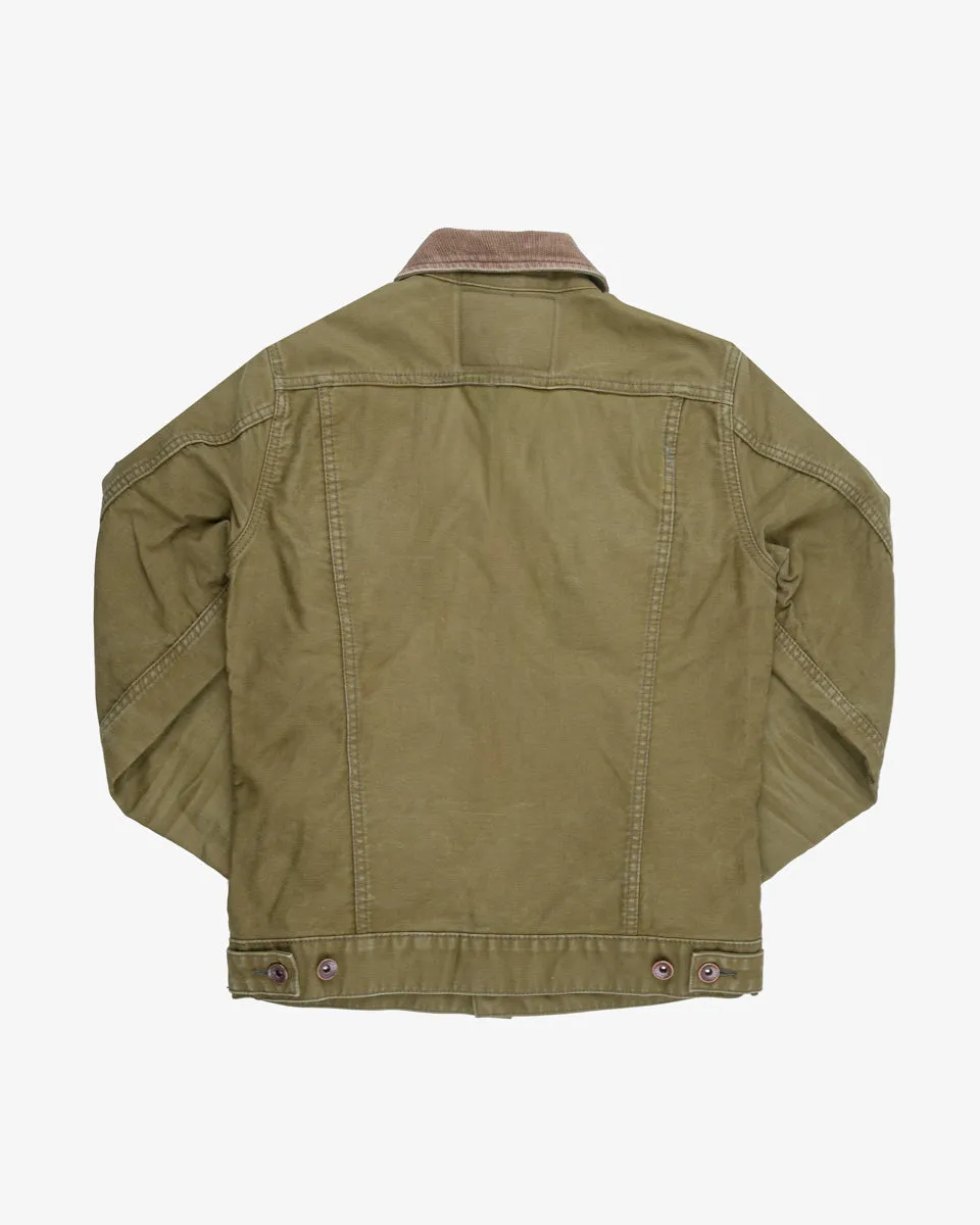 12oz Whipcord Modified Type III Jacket - Olive Drab Green (IH-526-ODG) Size Small sold by Iron Heart product image thumbnail 2