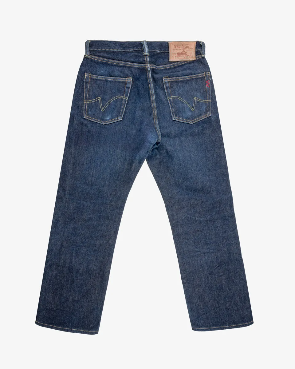 21oz Selvedge Denim Straight Cut Jeans - Indigo (IH-634S) Tag 32, Hemmed to 27.8" sold by Iron Heart product image thumbnail 2