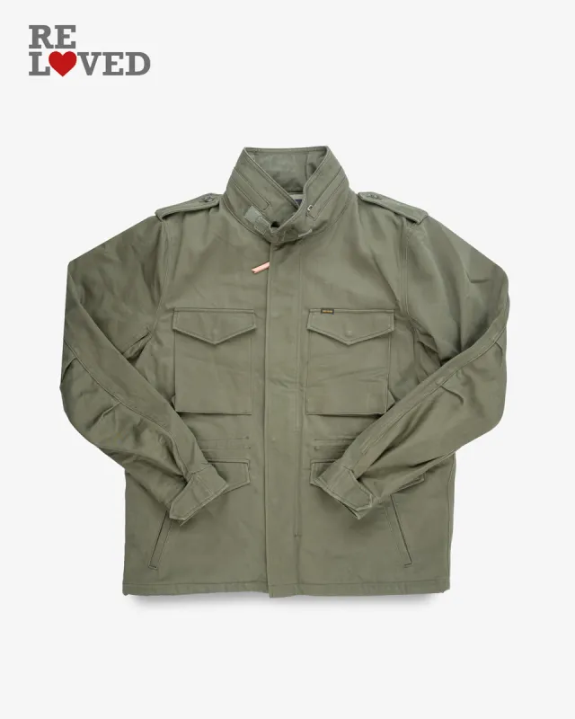 Quilt Lining M65 Field Jacket - Olive Drab Green (IHM-41-GRN) Size XXL made by Iron Heart