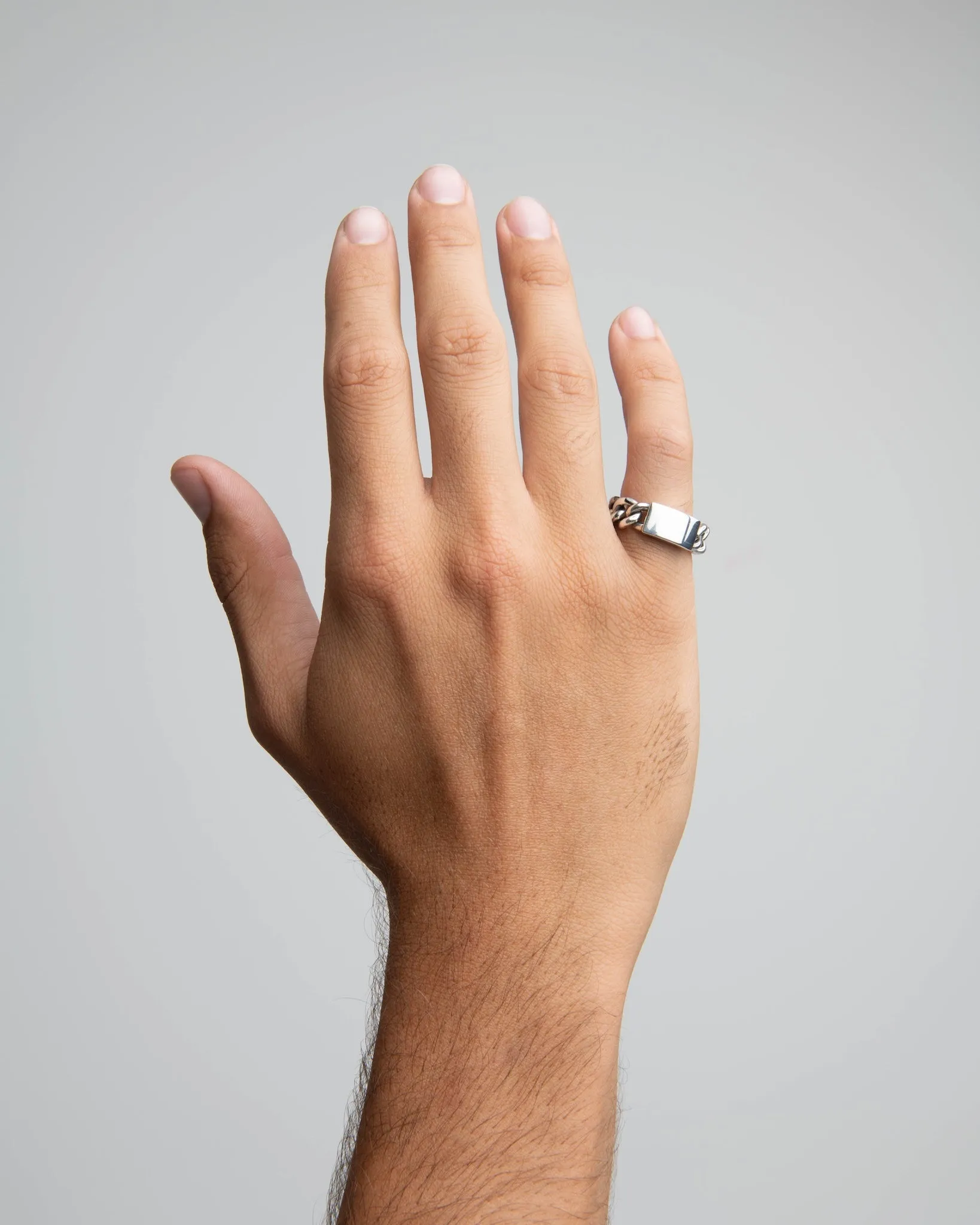 GOOD ART HLYWD Curb Chain ID Ring Size A - Sterling Silver sold by Iron Heart product image thumbnail 2