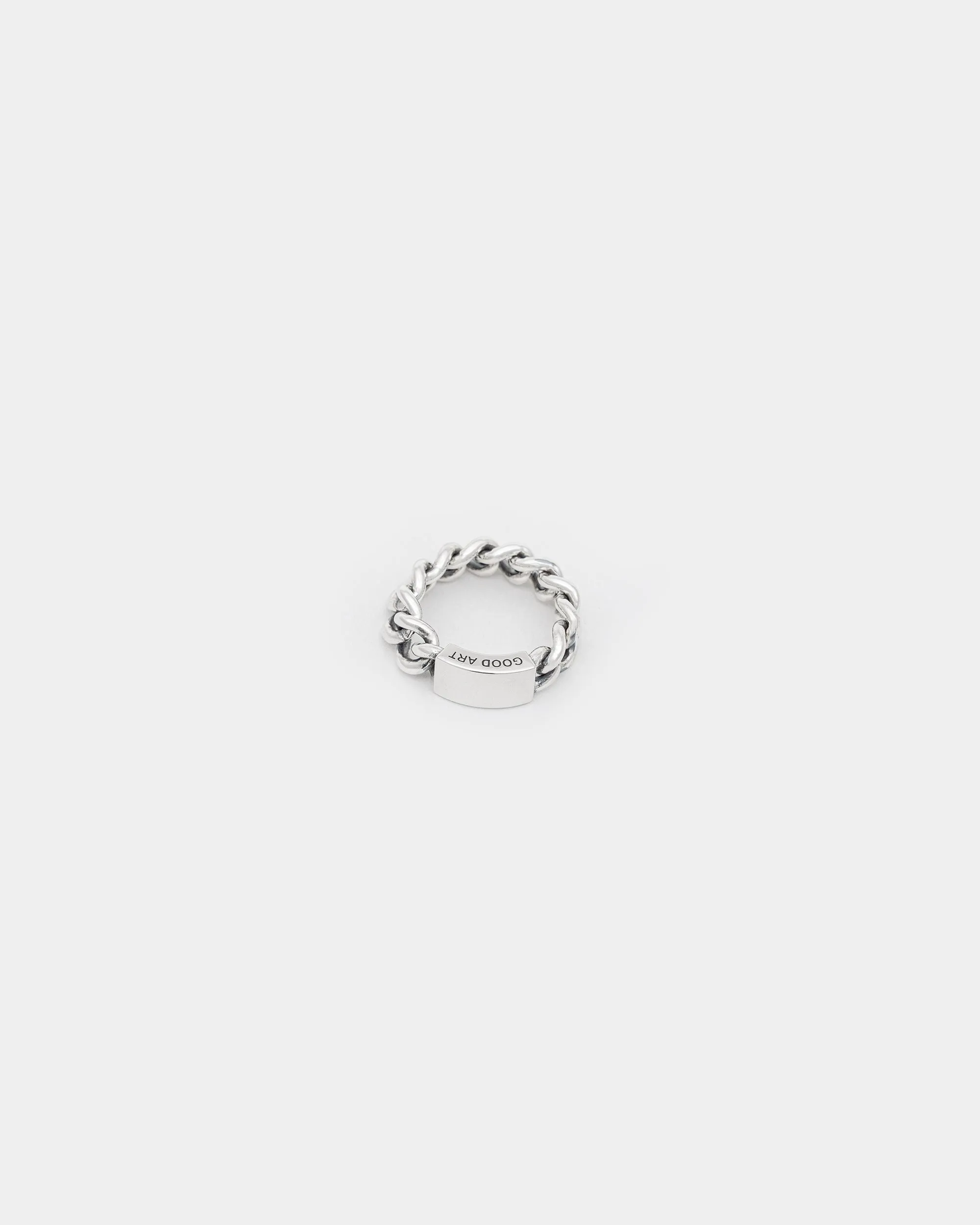 GOOD ART HLYWD Curb Chain ID Ring Size A - Sterling Silver sold by Iron Heart product image thumbnail 3