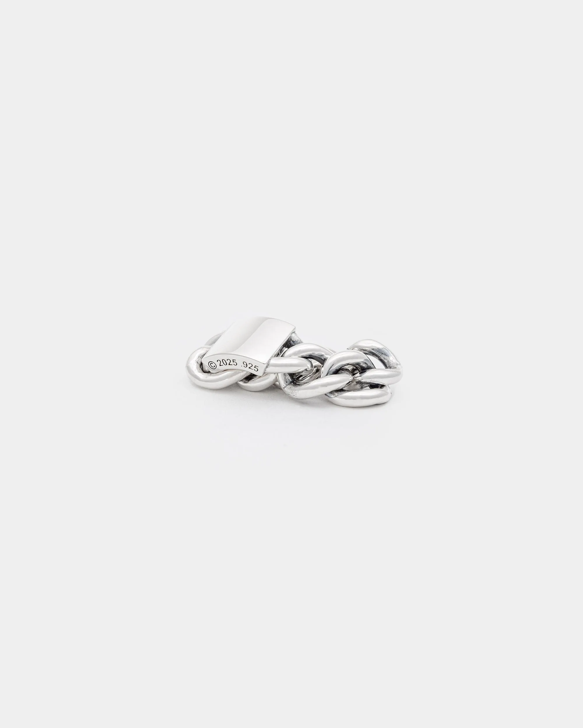GOOD ART HLYWD Curb Chain ID Ring Size C - Sterling Silver sold by Iron Heart product image thumbnail 4
