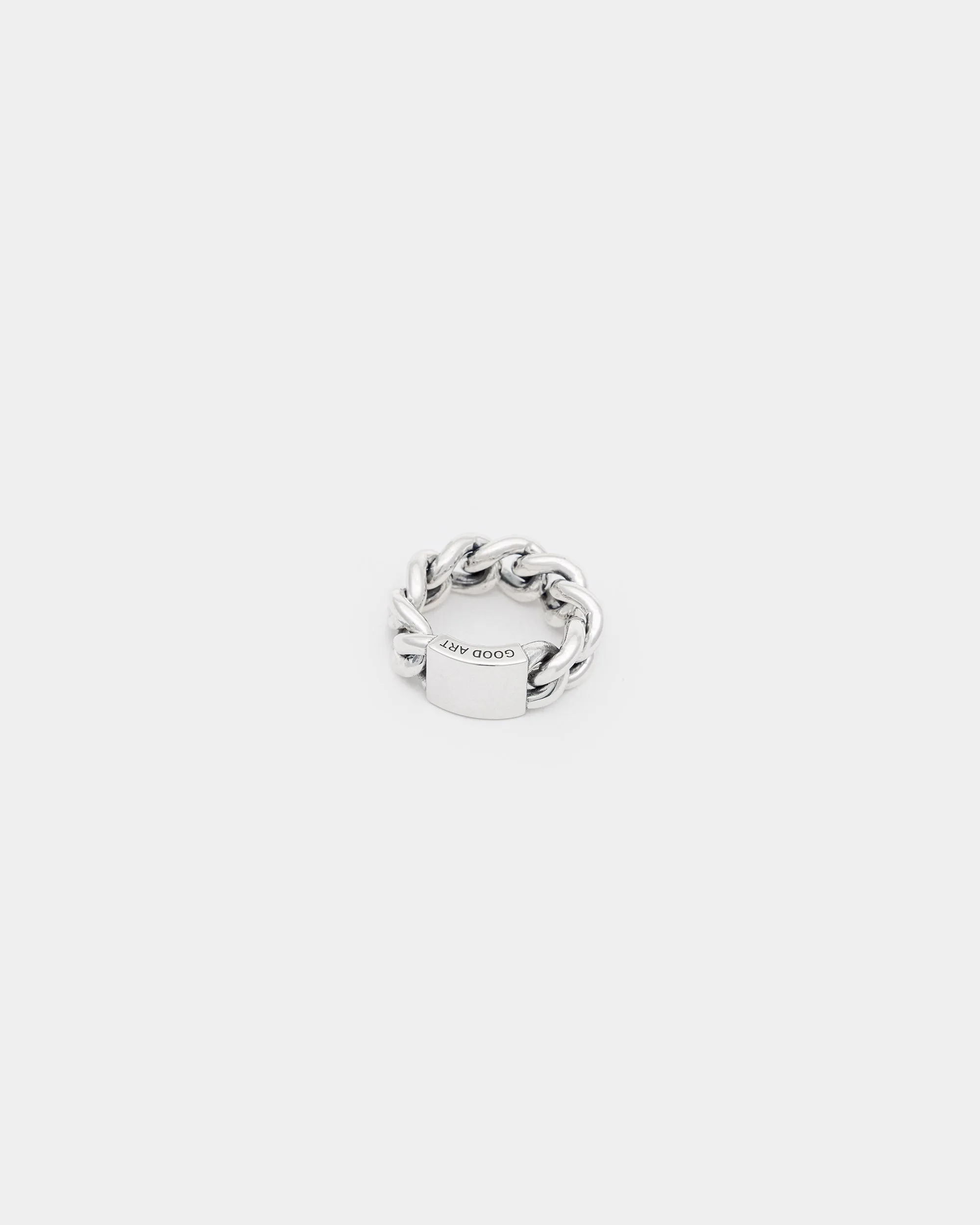 GOOD ART HLYWD Curb Chain ID Ring Size C - Sterling Silver sold by Iron Heart product image thumbnail 2