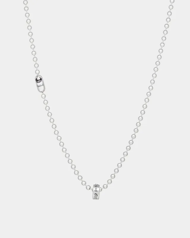 GOOD ART HLYWD Pop Lock Good Art Logo Necklace 2A - Sterling Silver sold by Iron Heart