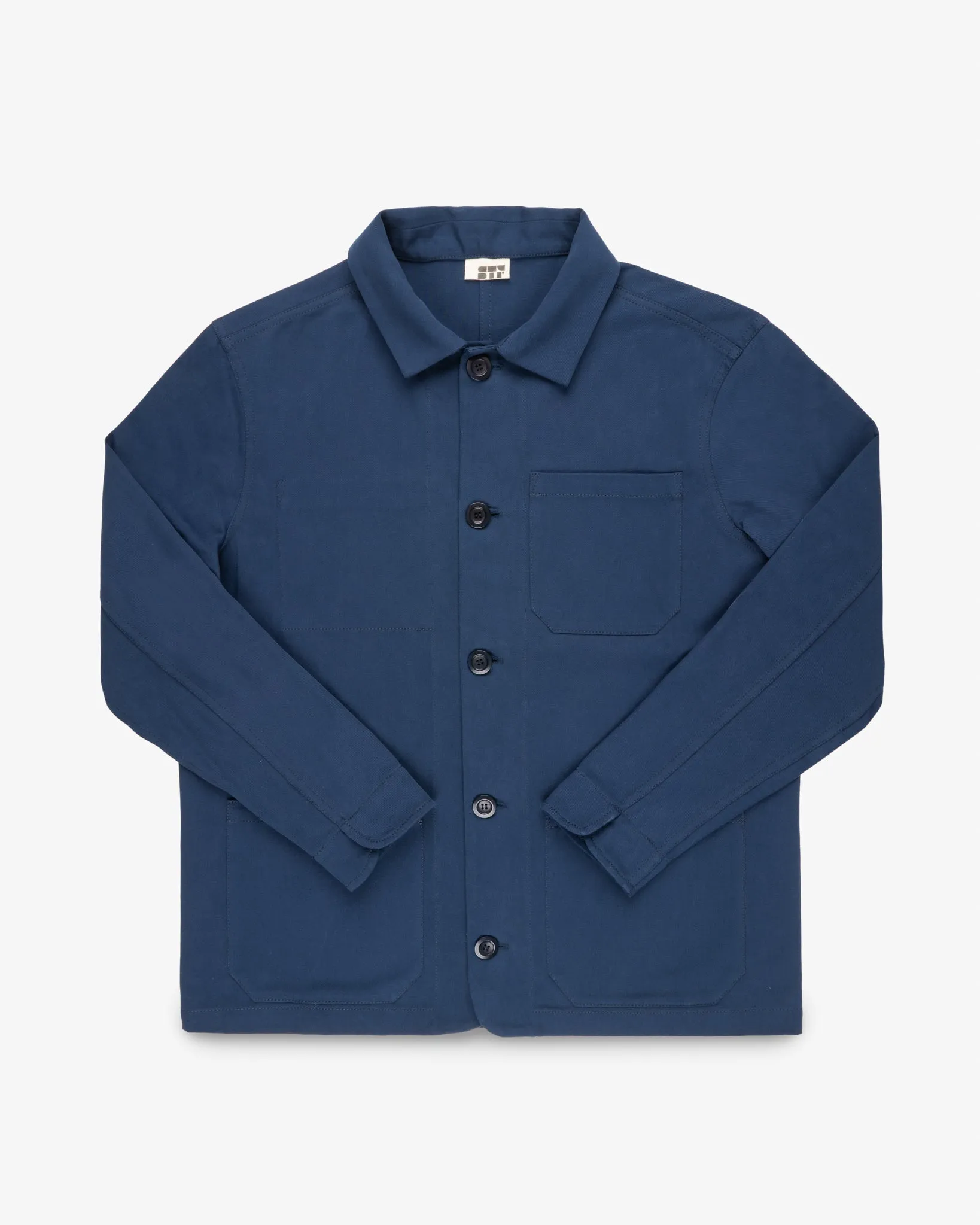 STF 8oz Brushed Twill Chore Jacket - Navy sold by Iron Heart