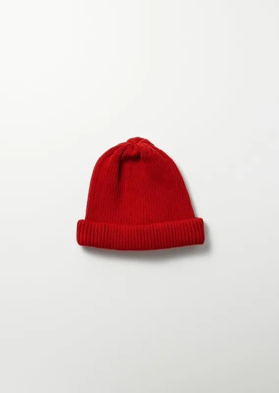 ROTOTO - Cotton Roll Up Hat - Dark Red sold by Iron Heart