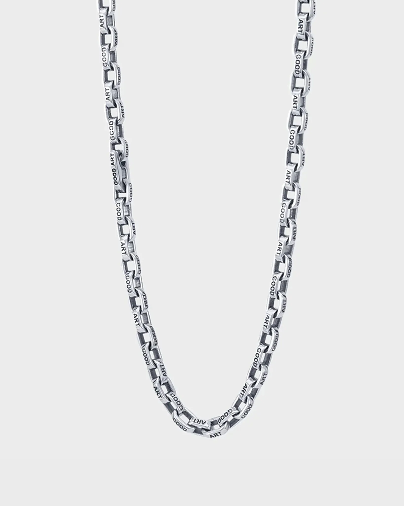 GOOD ART HLYWD Pequeño A Mano Necklace at 24" - Sterling Silver sold by Iron Heart