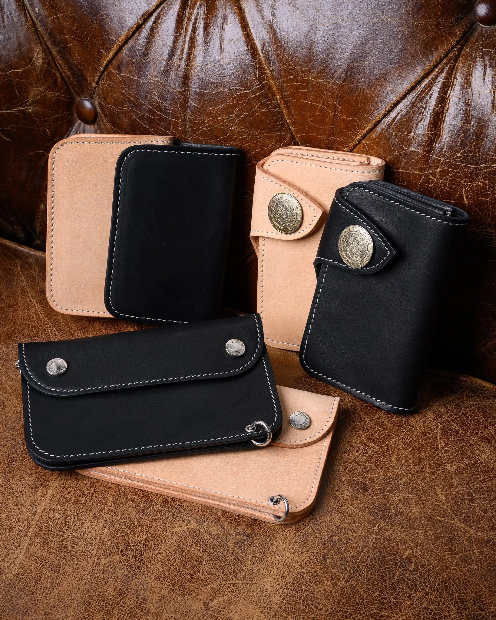 OGL Brave Horsehide Condor Mid Wallet - Natural sold by Iron Heart product image thumbnail 4