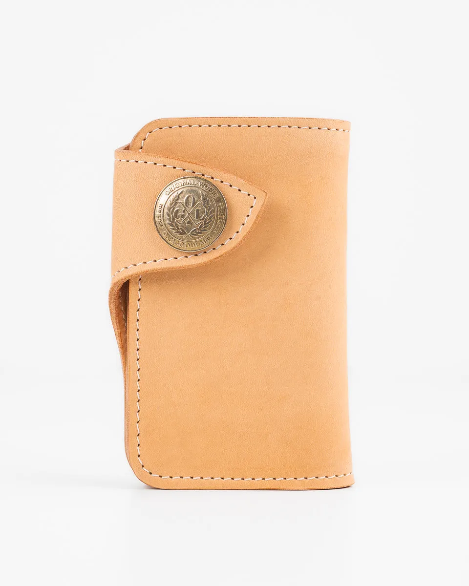 OGL Brave Horsehide Condor Mid Wallet - Natural sold by Iron Heart