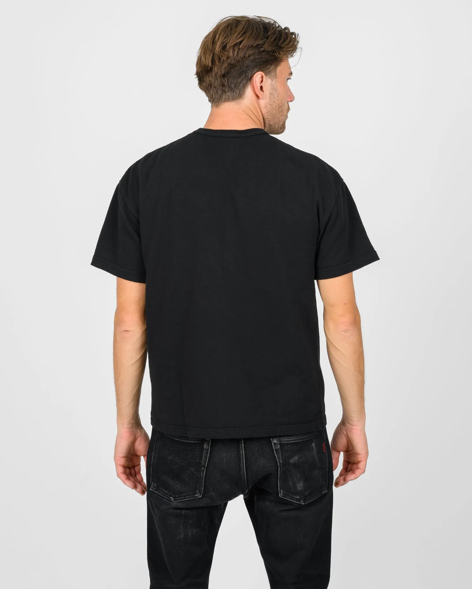 UTILITEES - 10oz Heavyweight Crew Neck T-Shirt - Black sold by Iron Heart product image thumbnail 3